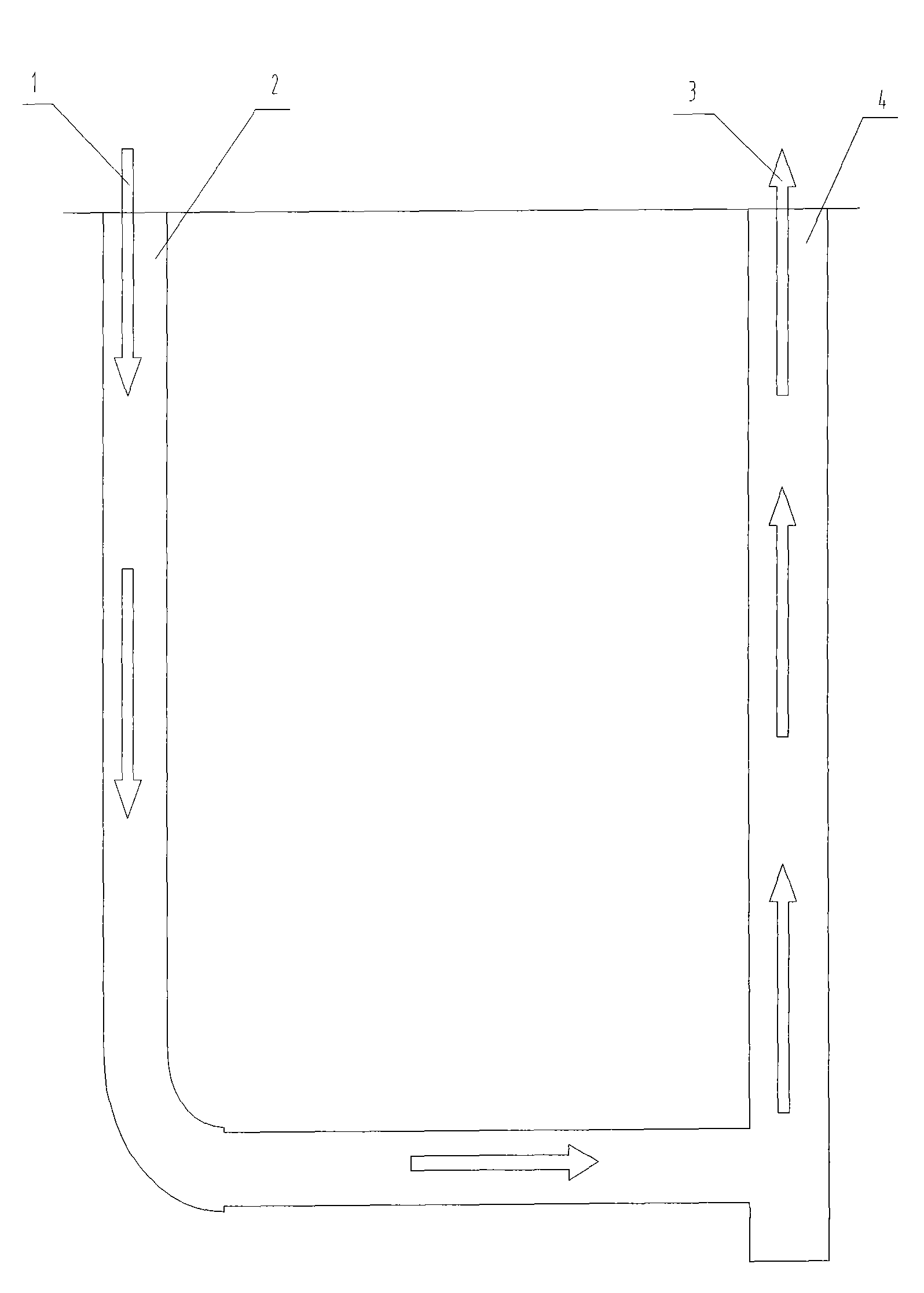 Exploitation method of communication well of geothermal energy bore well