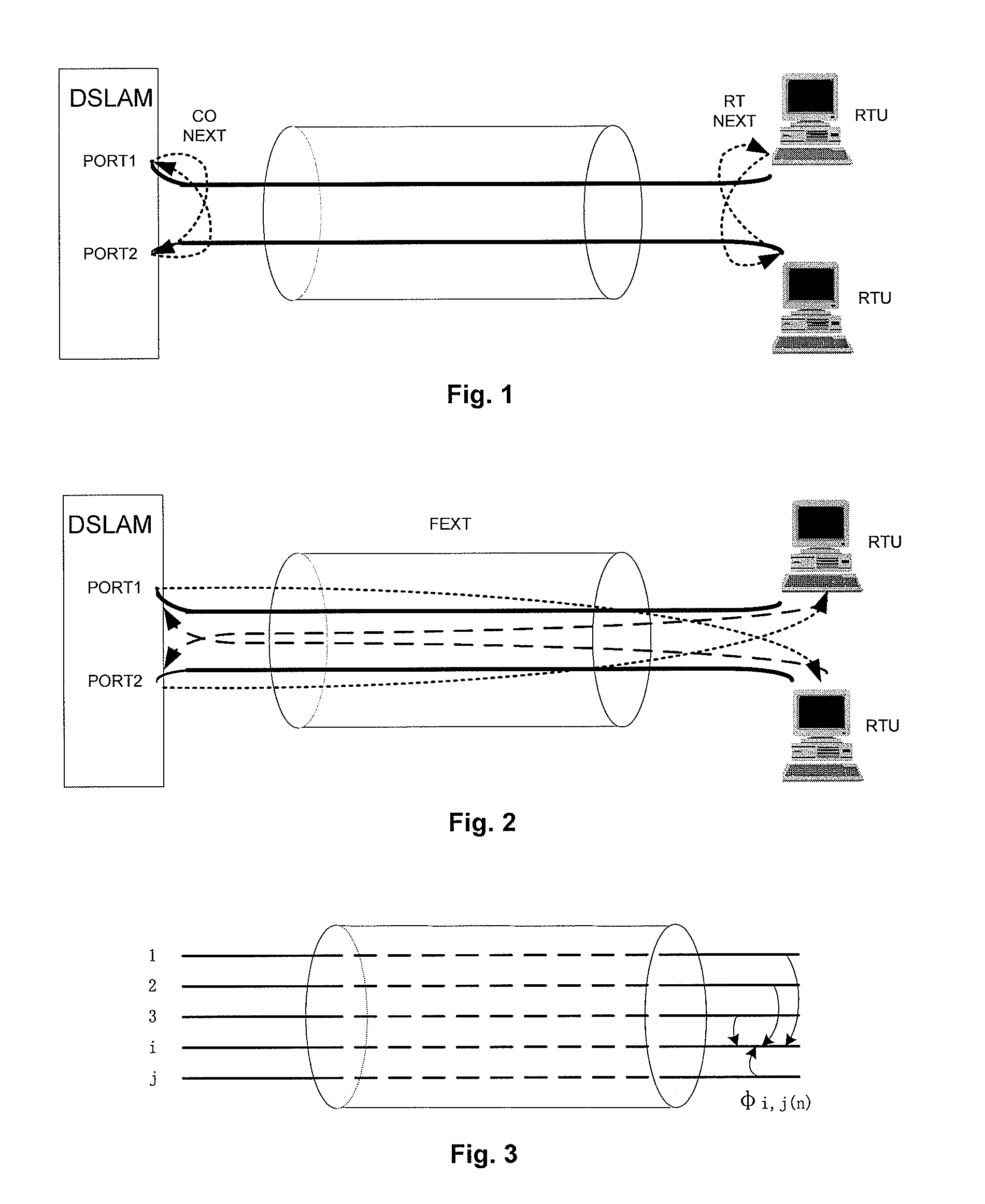 Method, apparatus and system for crosstalk test on multi-subscriber communication lines