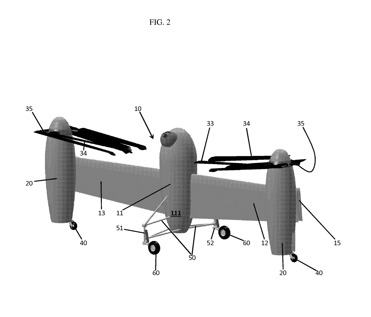 Flying wing vertical take-off and landing aircraft