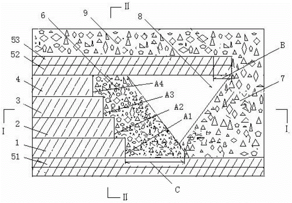 Progressive caving mining method