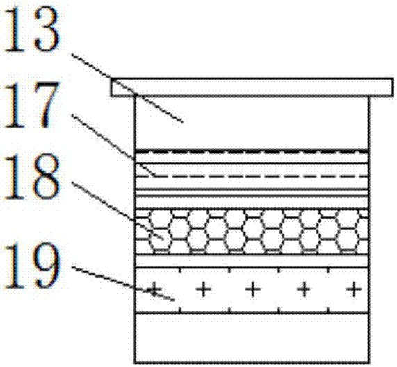 Petroleum wastewater electroplating treatment device adopting air separation method