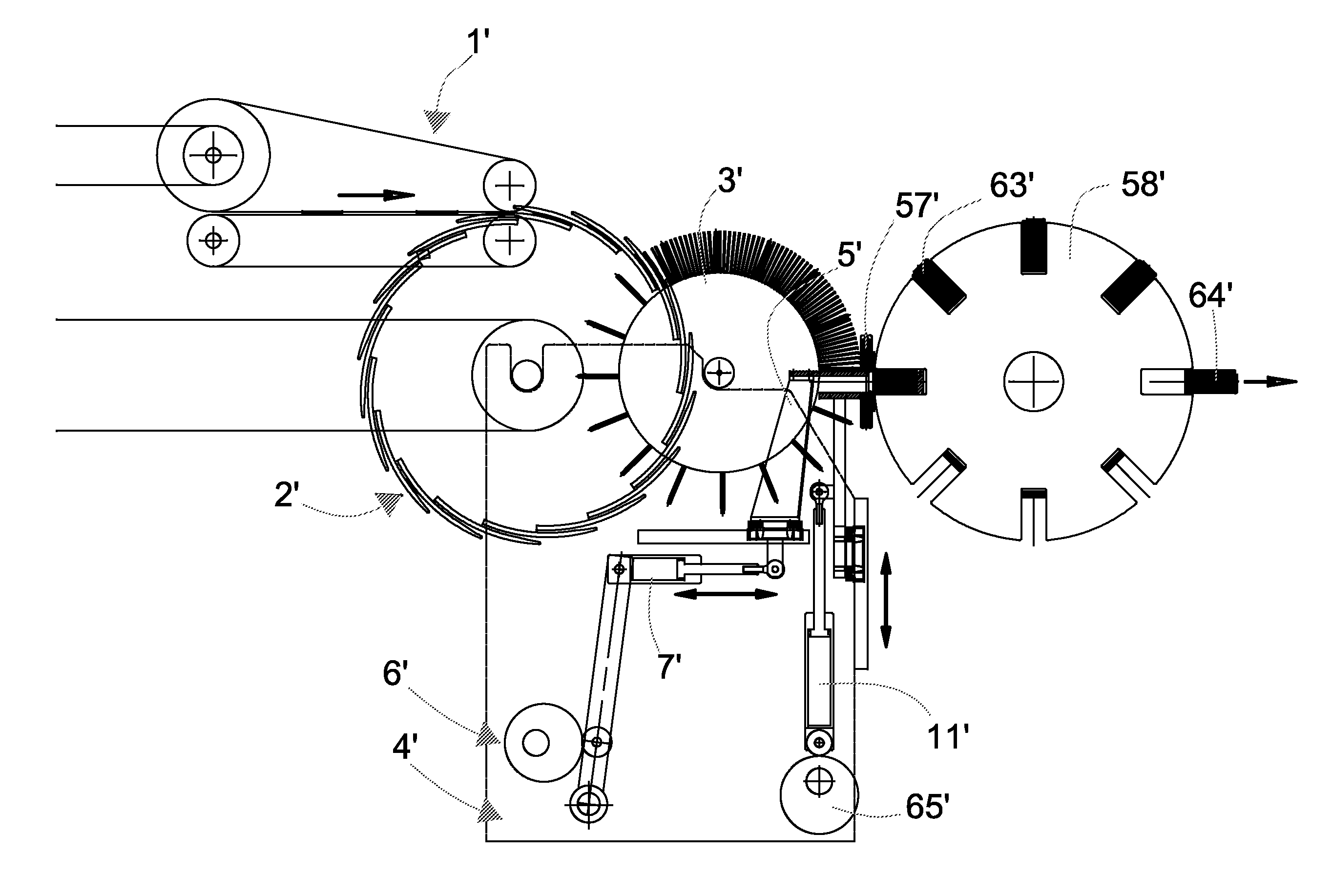 Apparatus and method for feeding stacks of tissues or similar folded products to an automatic packaging system