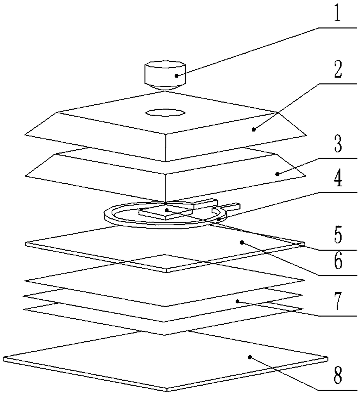 Integrated small-size NV color-center solid-state magnetometer and manufacturing technology