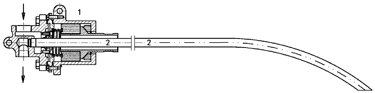 Siphon pipe end part structure for steam-head roller