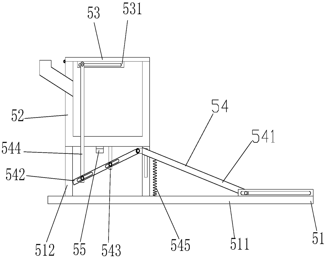 Automatic feeding device for mutton sheep breeding