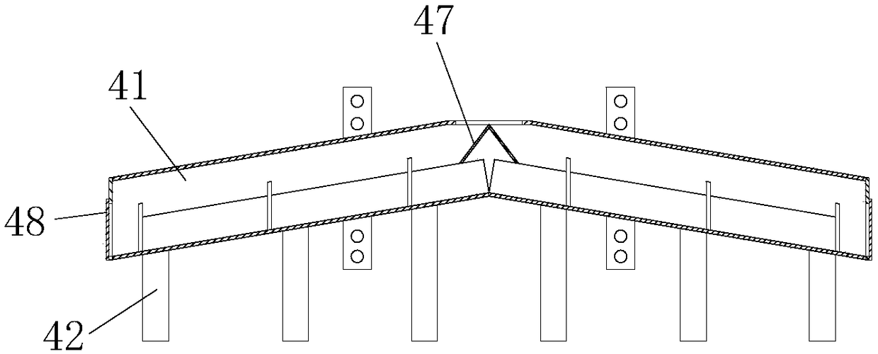 Automatic feeding device for mutton sheep breeding