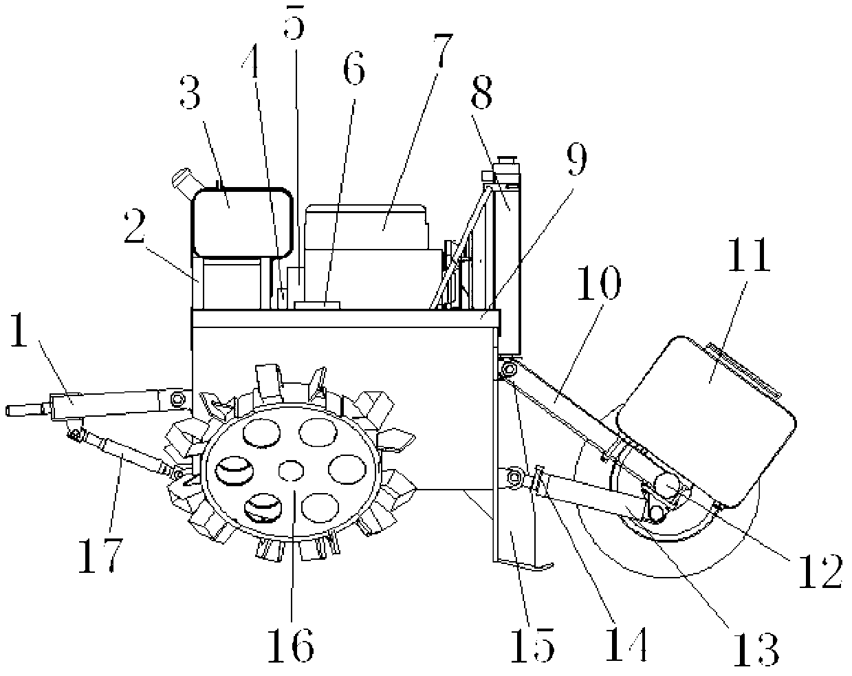 Farmland ditcher and controlling method thereof