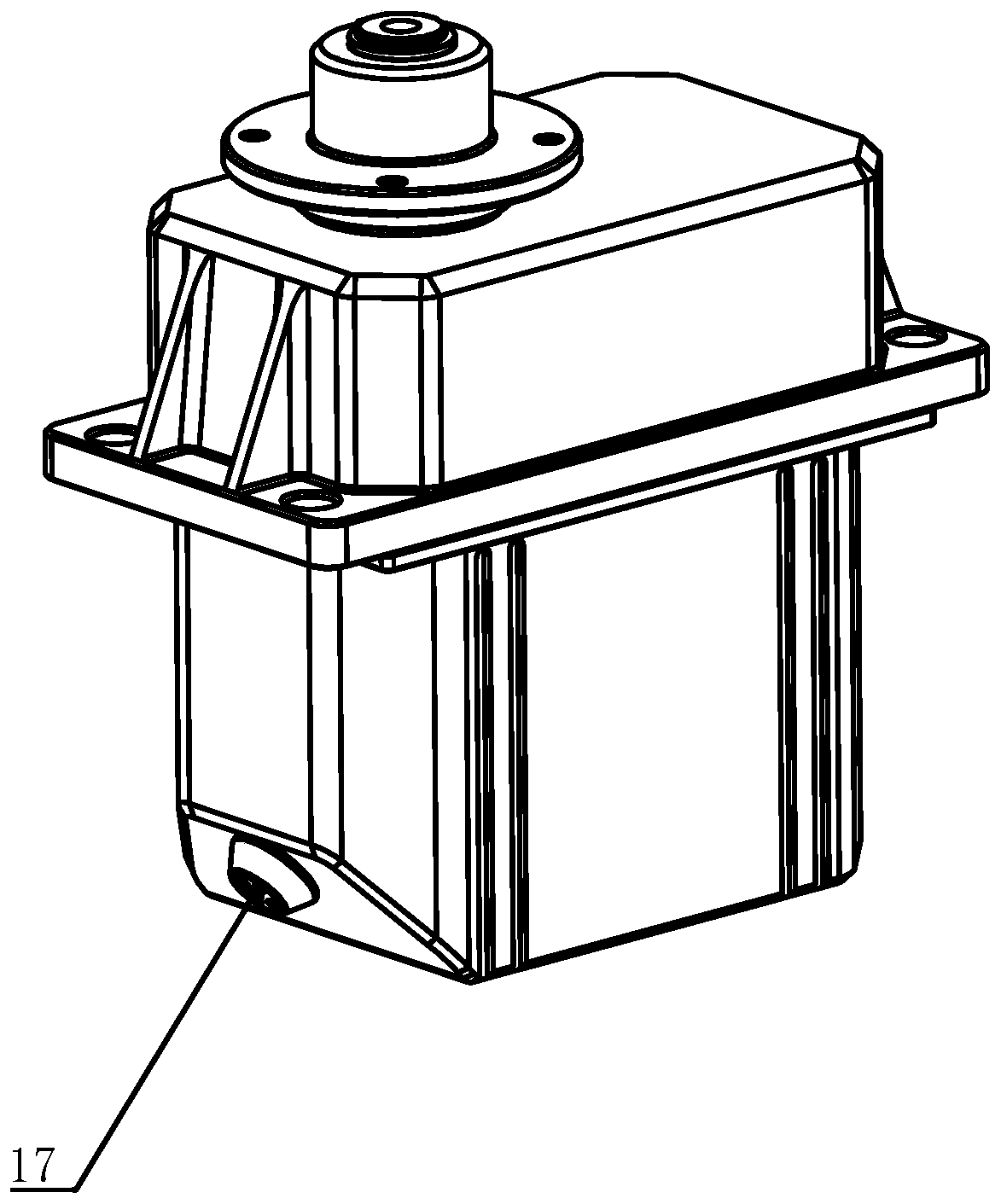 A helicopter rotary steering engine and a helicopter