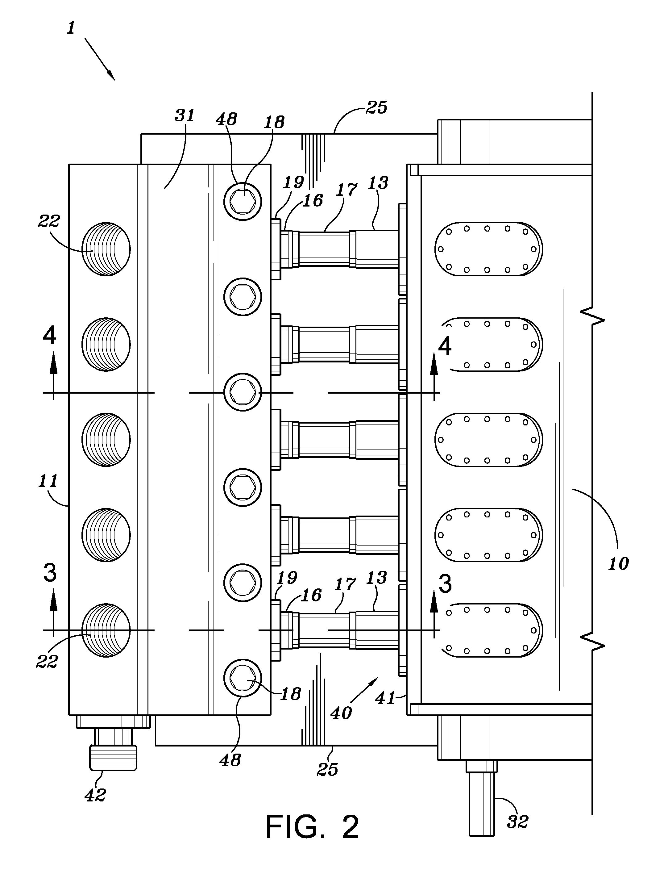 Support Mechanism for the Fluid End of a High Pressure Pump