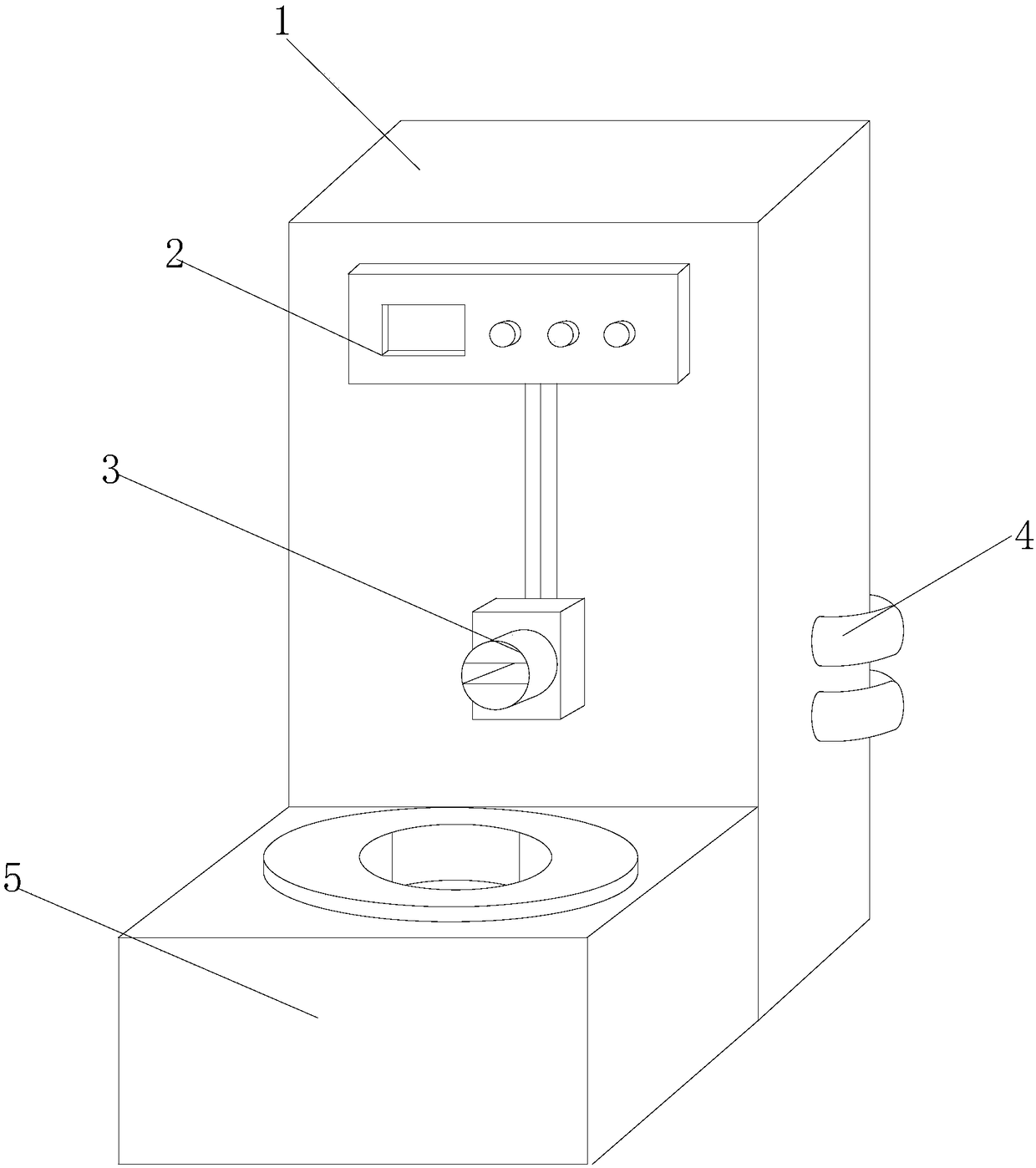 Linear positioning device used for packaging bottles