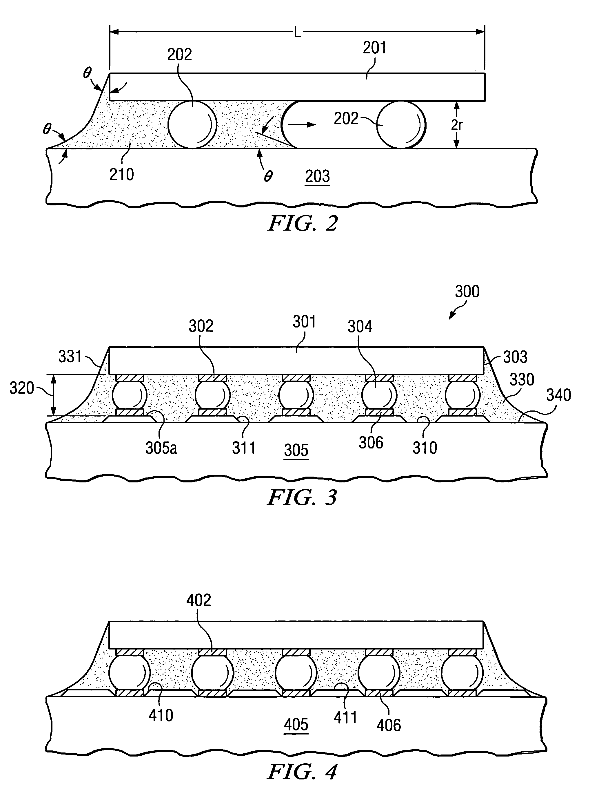 Grooved substrates for uniform underfilling solder ball assembled electronic devices