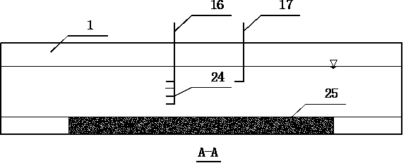 Straight circulation water tank device for simulating resuspension of sediment under action of reversing currents