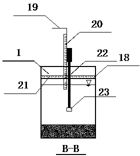 Straight circulation water tank device for simulating resuspension of sediment under action of reversing currents