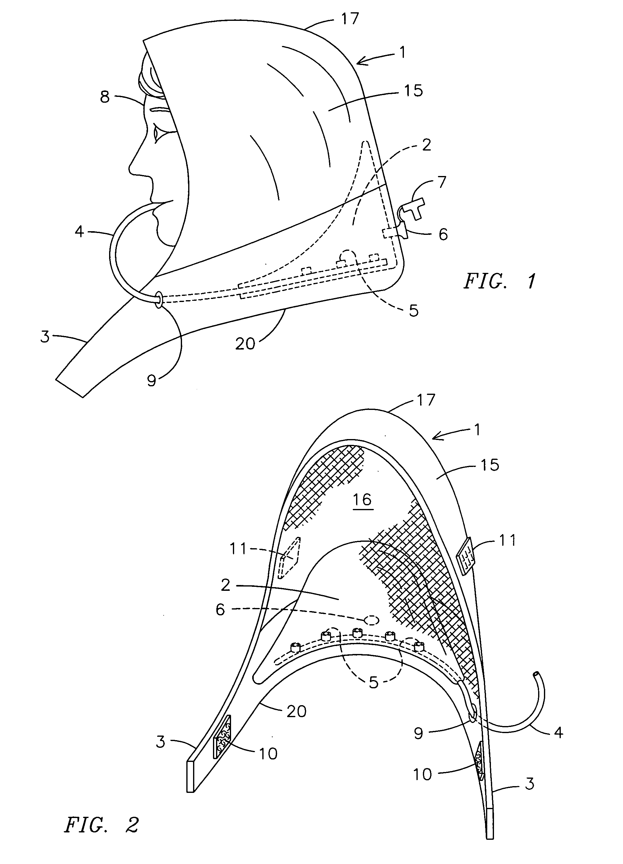 Headwear with hydration reservoir and storable hood