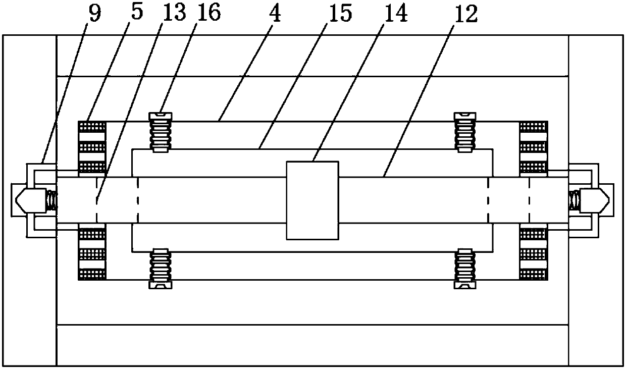 Aluminum profile machining structure with rotary workbench