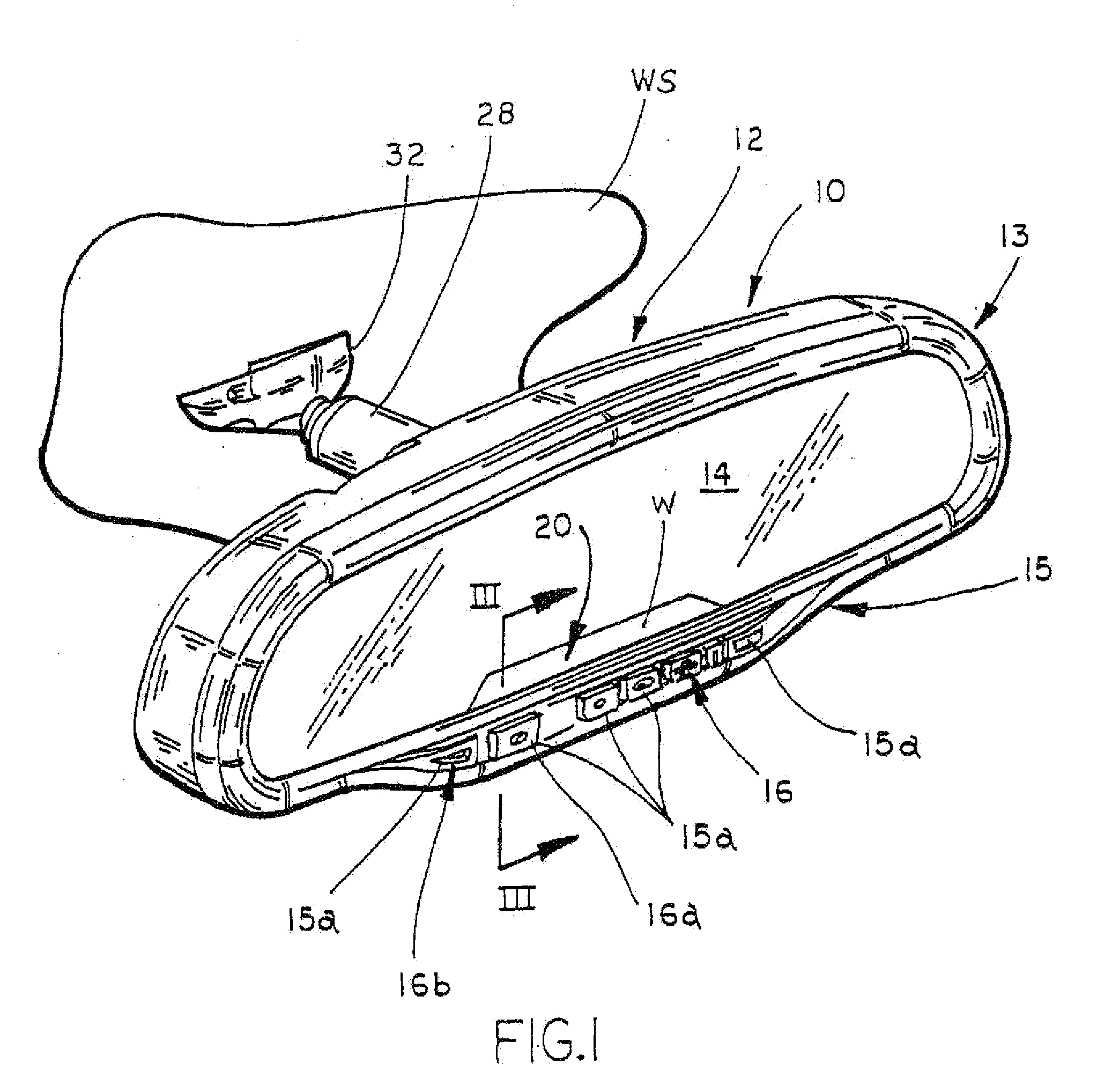 Information display system for a vehicle