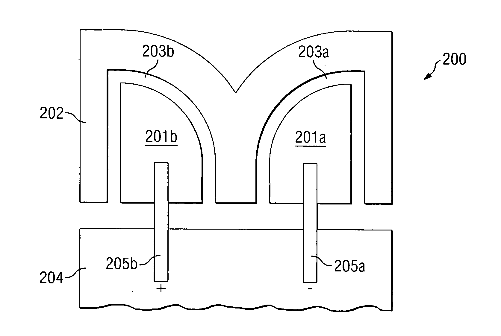 Miniature balanced antenna with differential feed