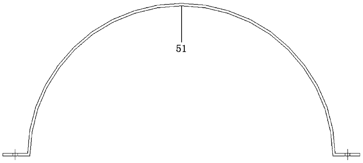 Pipe laying construction method and system inside sleeve pipe based on wheel-rail type pipe hoop