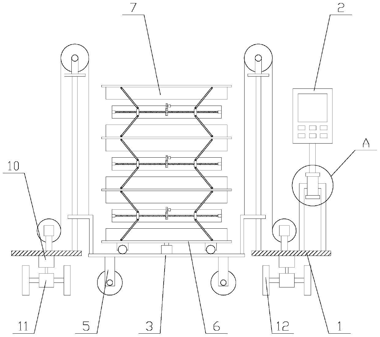 Intelligent mobile dolly for workshop production