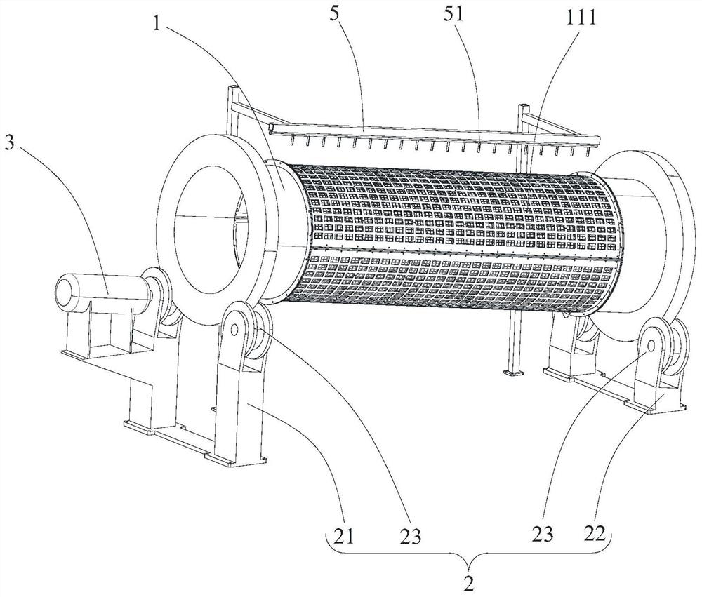 Self-cleaning drum screen