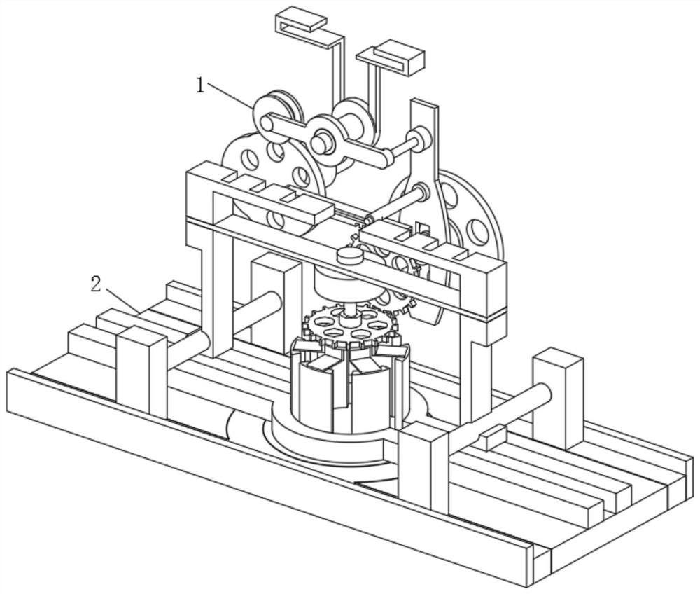 Intermittent separation dislocation device for processing and production