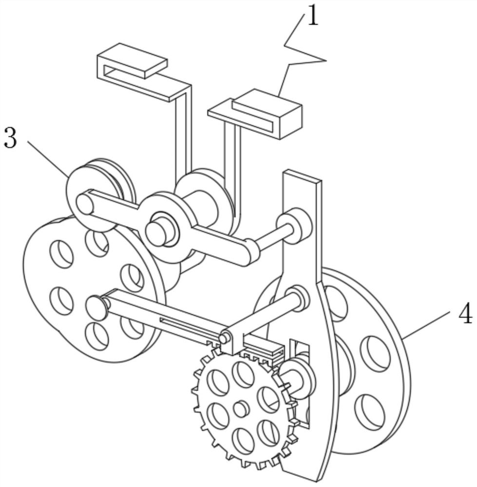 Intermittent separation dislocation device for processing and production