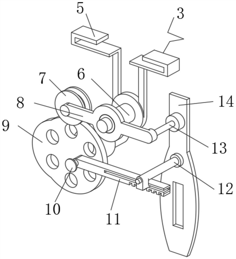 Intermittent separation dislocation device for processing and production