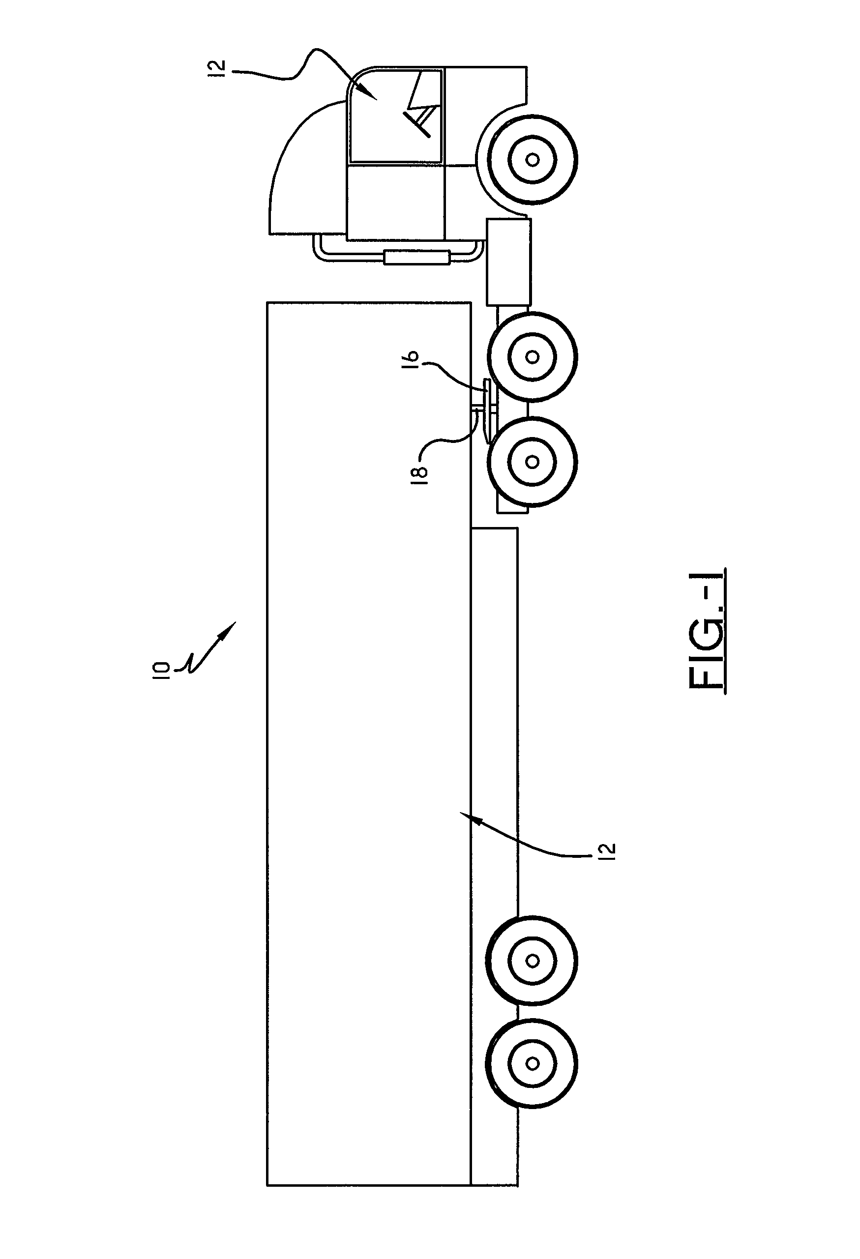 Trailer steering system for a tractor/trailer combination