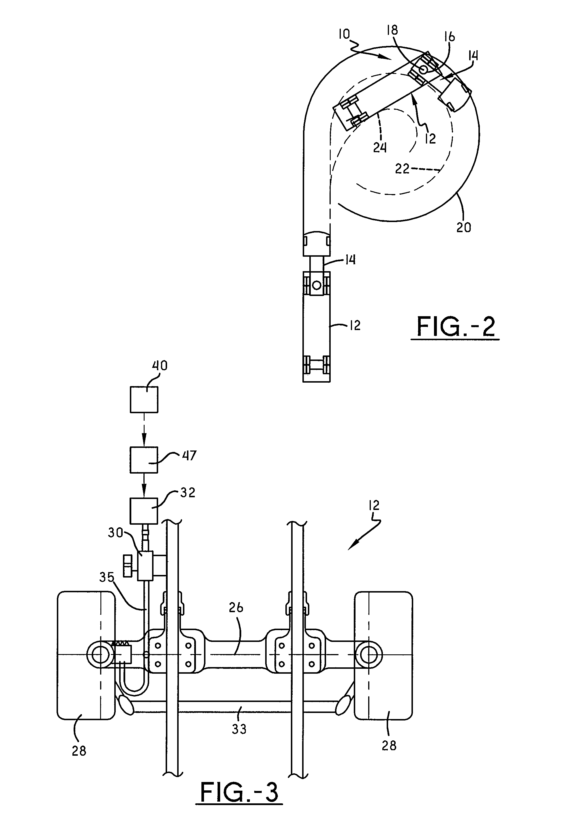 Trailer steering system for a tractor/trailer combination