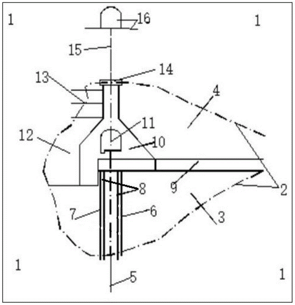 Composite anti-seepage structure and construction method of large karst cave in karst area