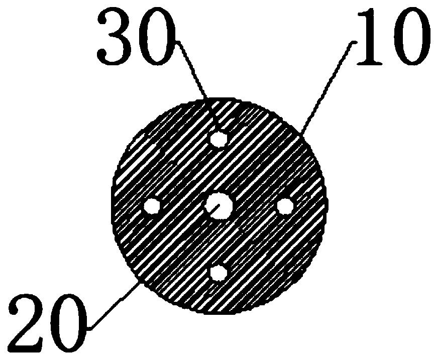 Motor rotating shaft with forced cooling device