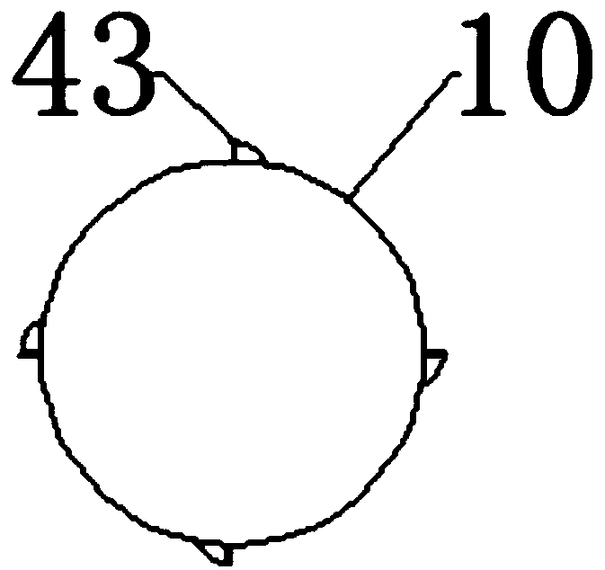 Motor rotating shaft with forced cooling device