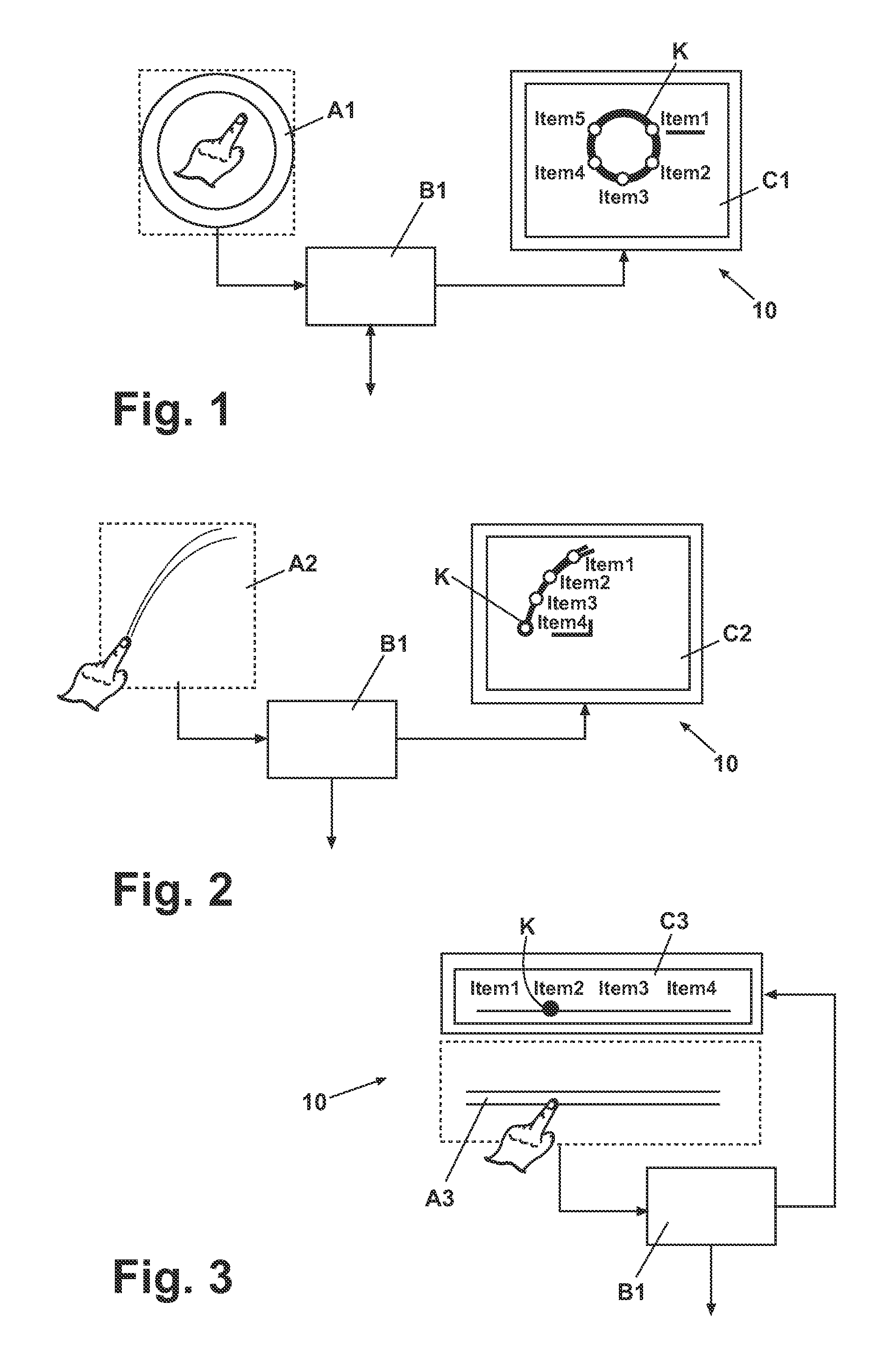 User interface and cooking oven provided with such user interface