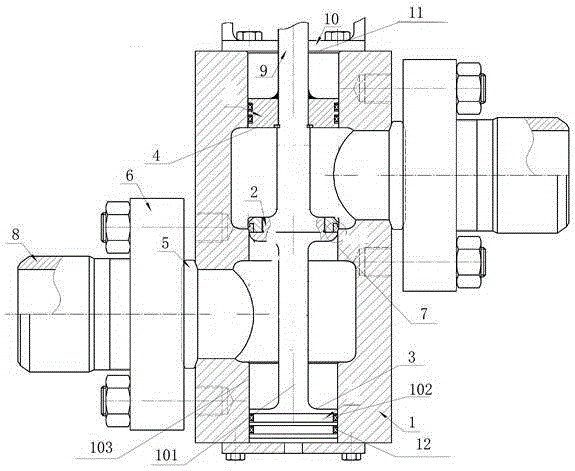 Energy-saving balance high-pressure valve and design method