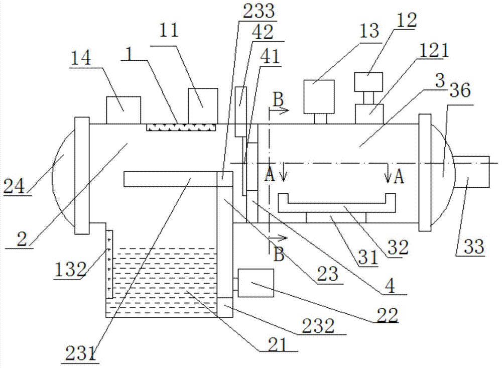 Anticorrosive vacuumizer pollution-discharge spraying-purification operation-observing/monitoring vacuum furnace