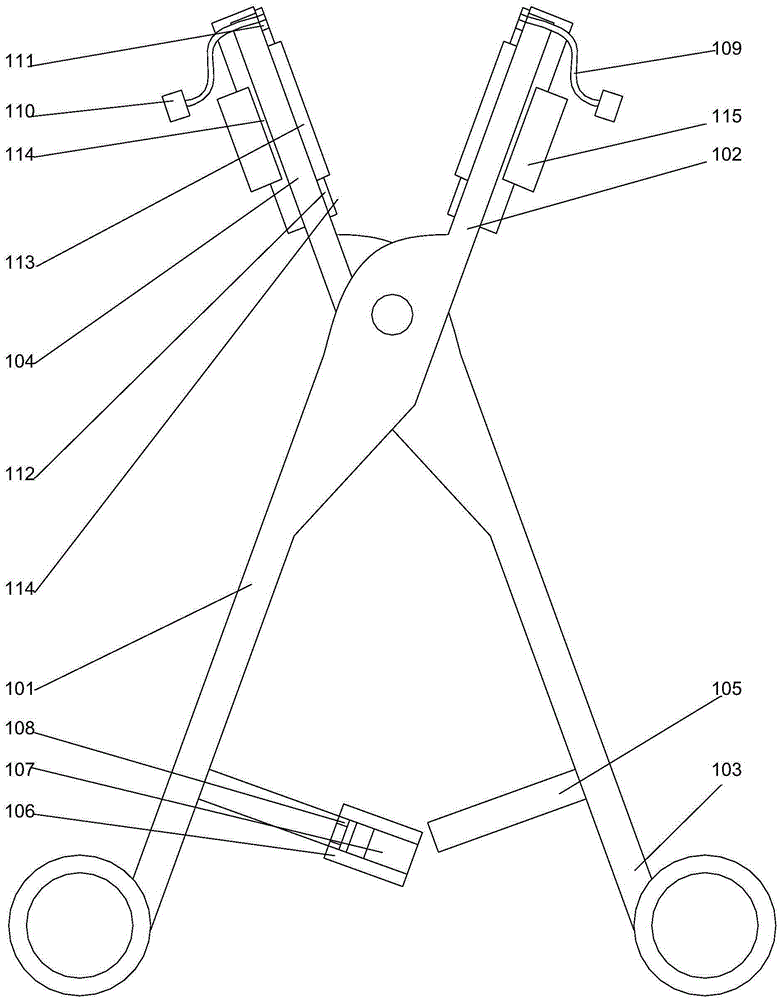 Flushing device for general surgery department