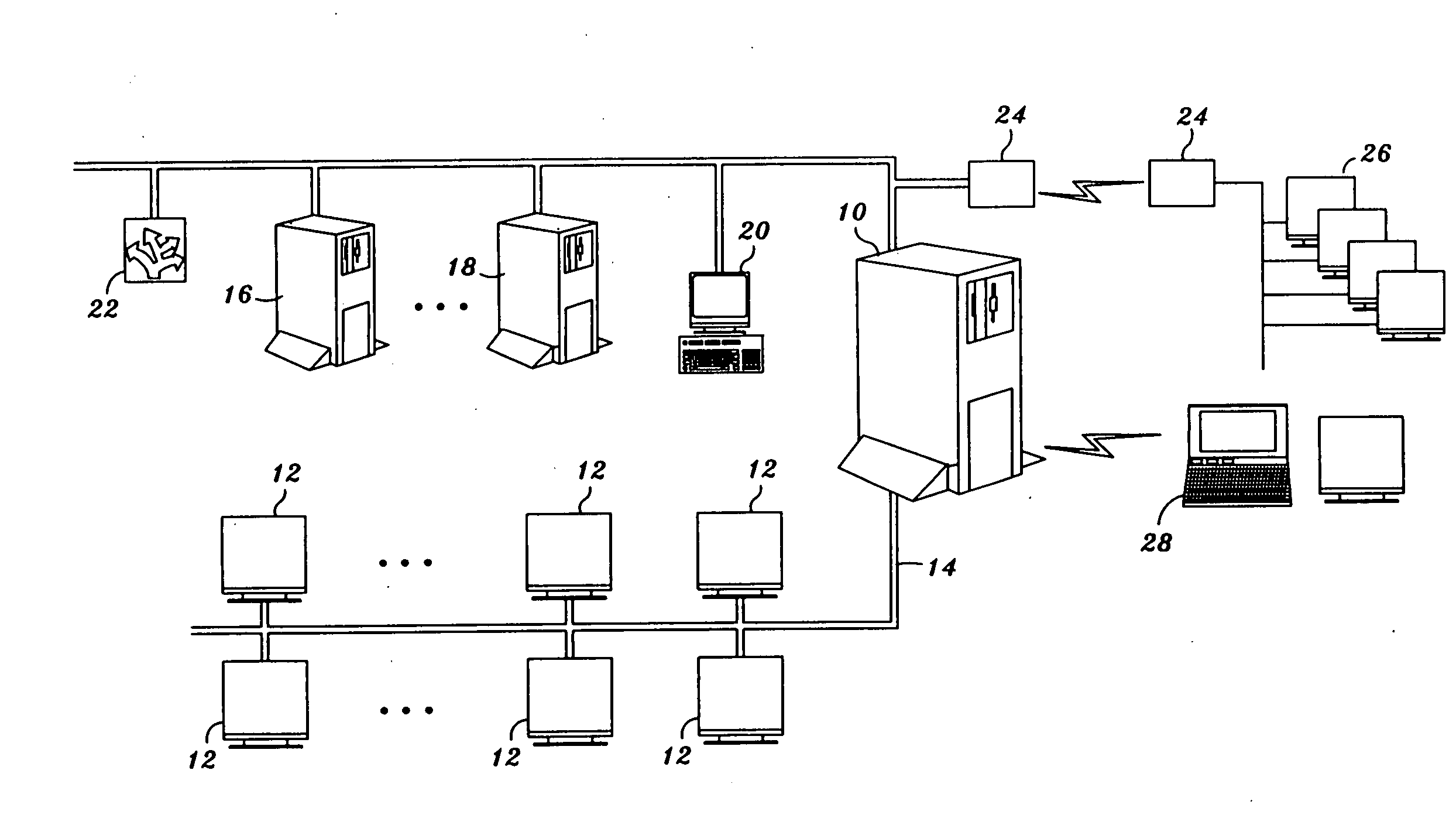 Method and apparatus for display of windowing application programs on a terminal