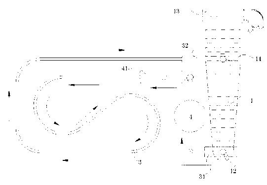 Driving device in micro-flow pipeline