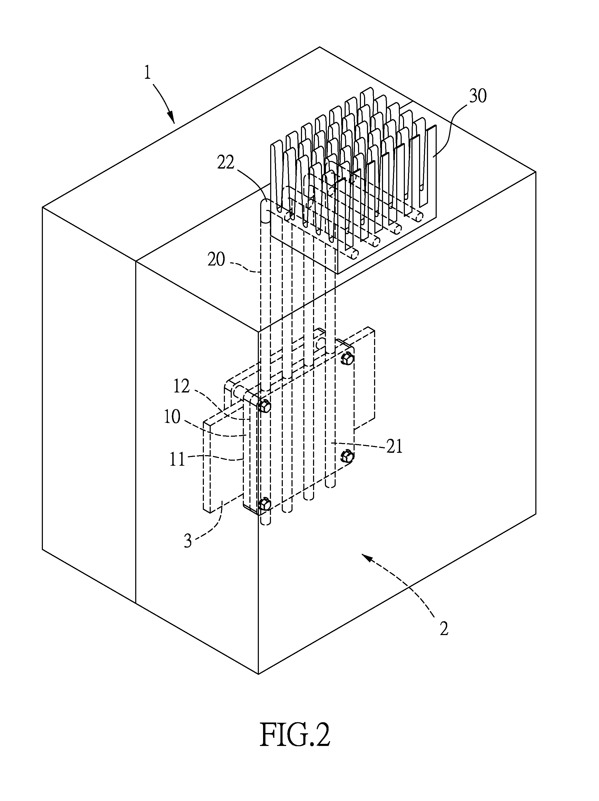 Switchboard copper busbar heat dissipating device