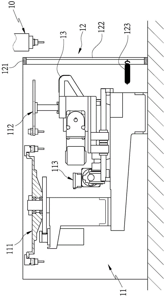 Protection door opening/closing device of tool machine