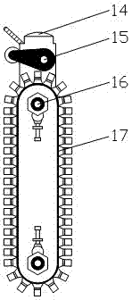 Coking and slagging robot processing system for high-temperature hearth of coal fired power plant boiler