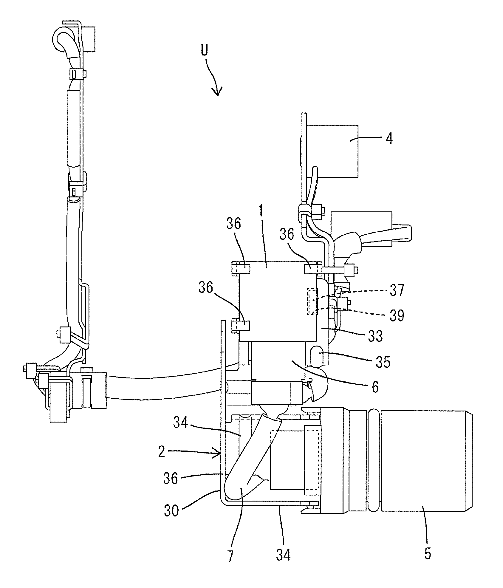 Wiring unit for automatic transmission