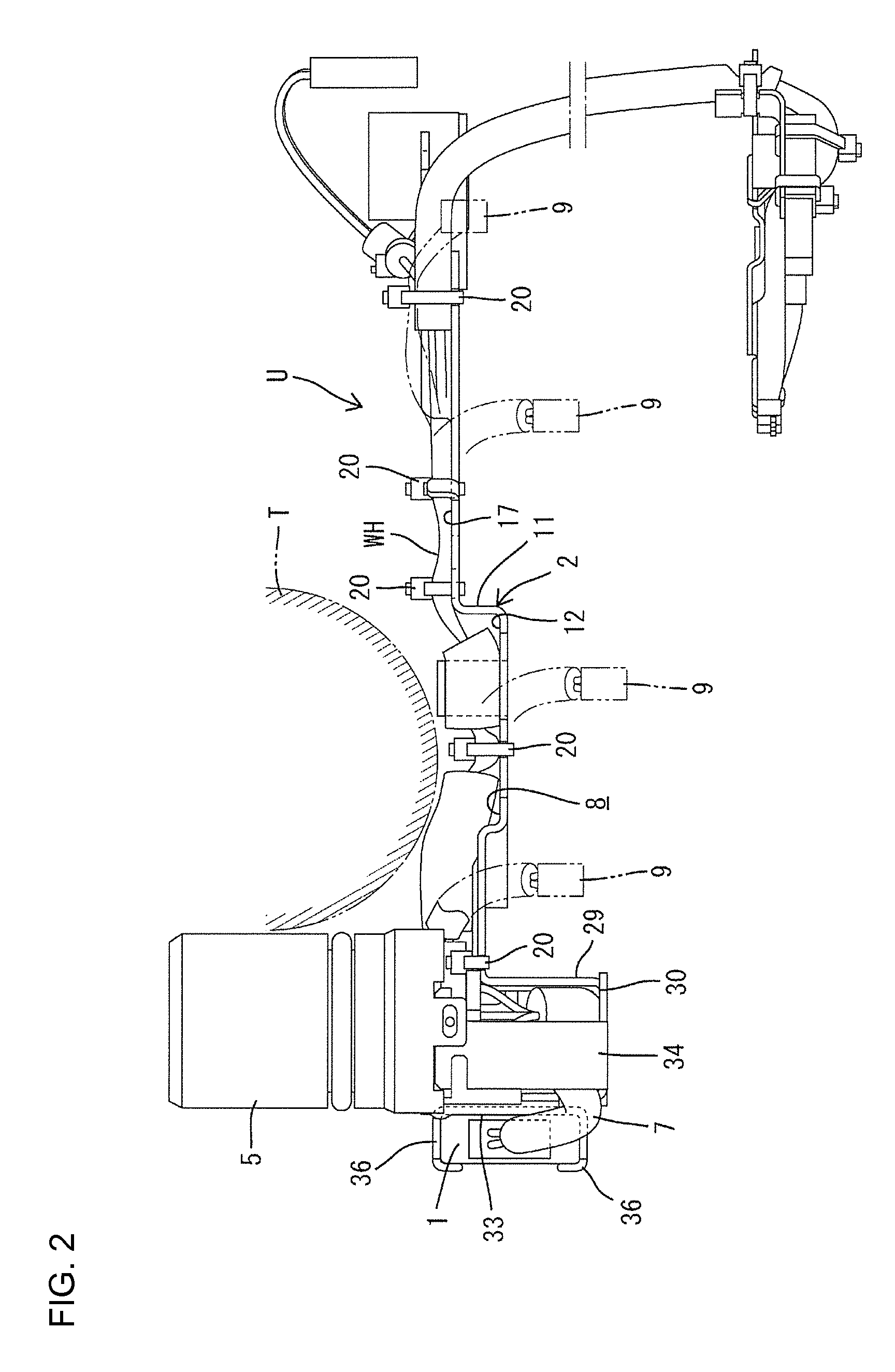 Wiring unit for automatic transmission