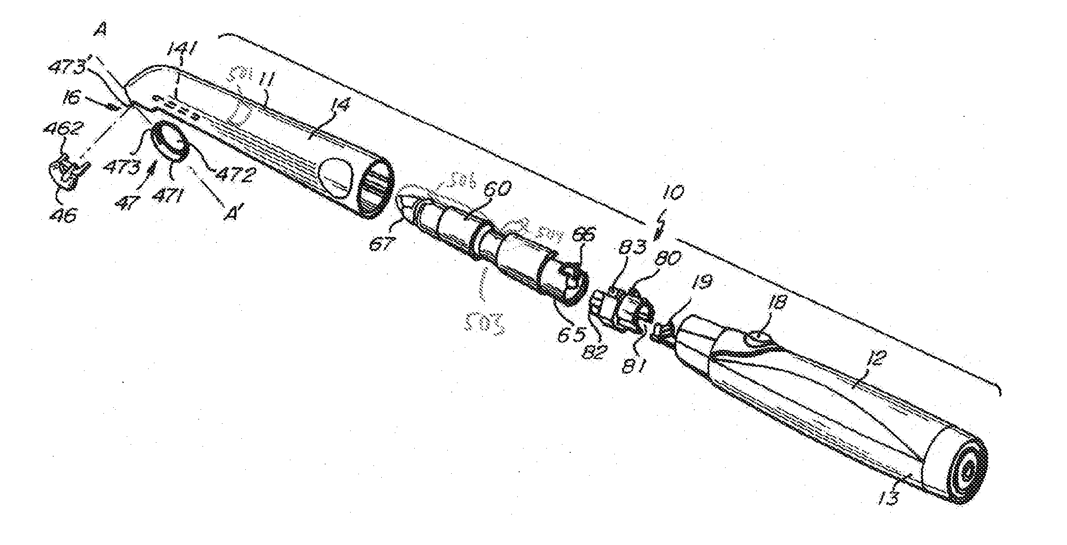 Dental light device with identification means