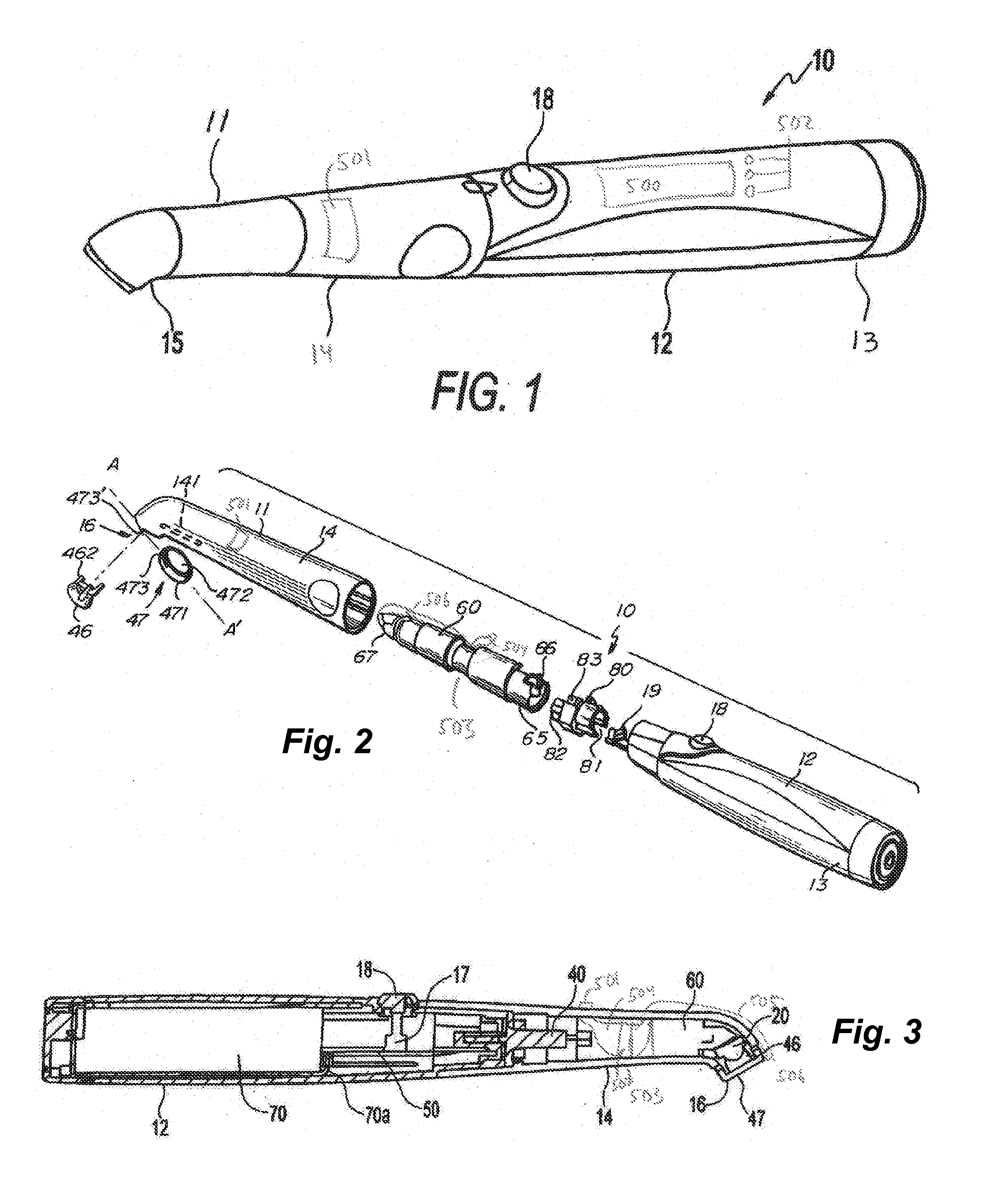 Dental light device with identification means