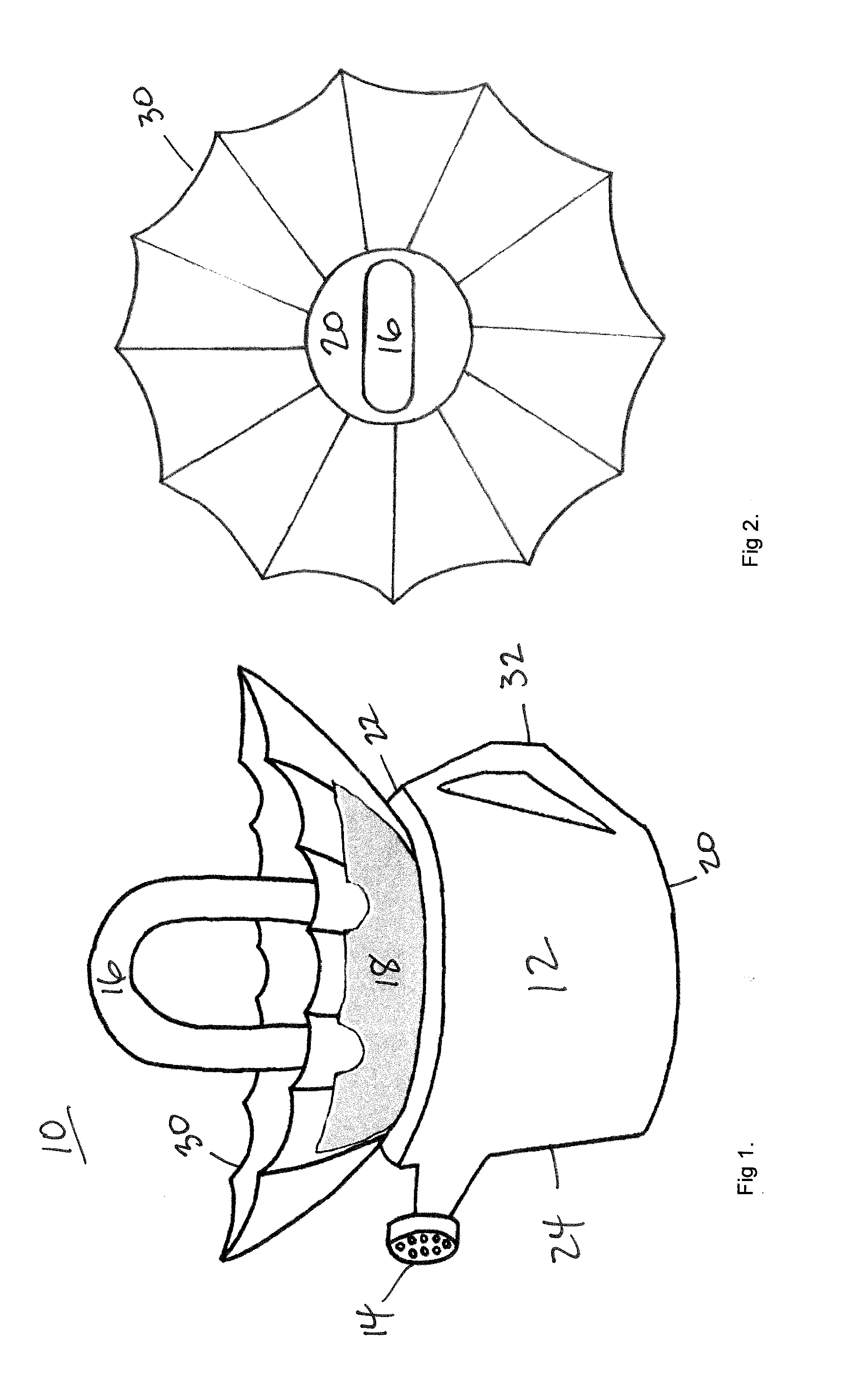 Shower Flower Water Collection Device