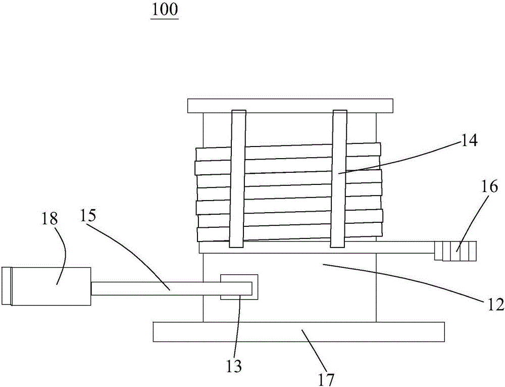 Fiber bending mode eliminating device and method