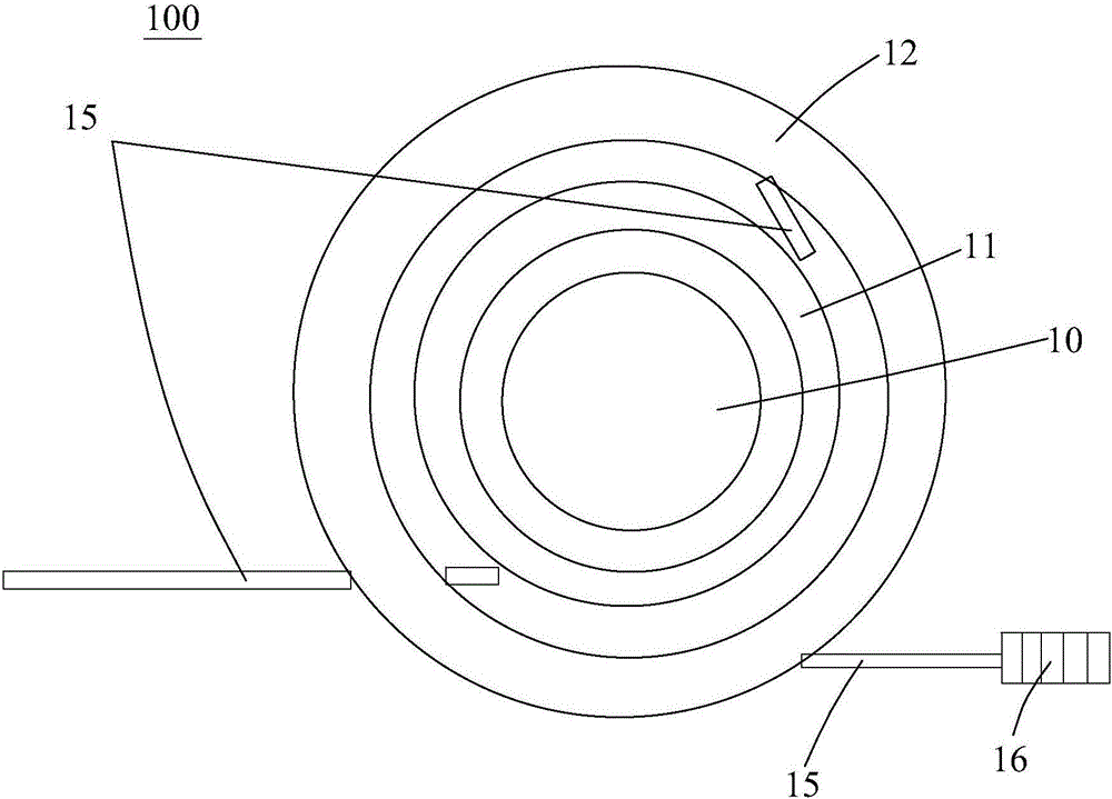 Fiber bending mode eliminating device and method