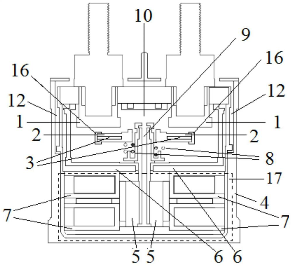 A high voltage DC contactor