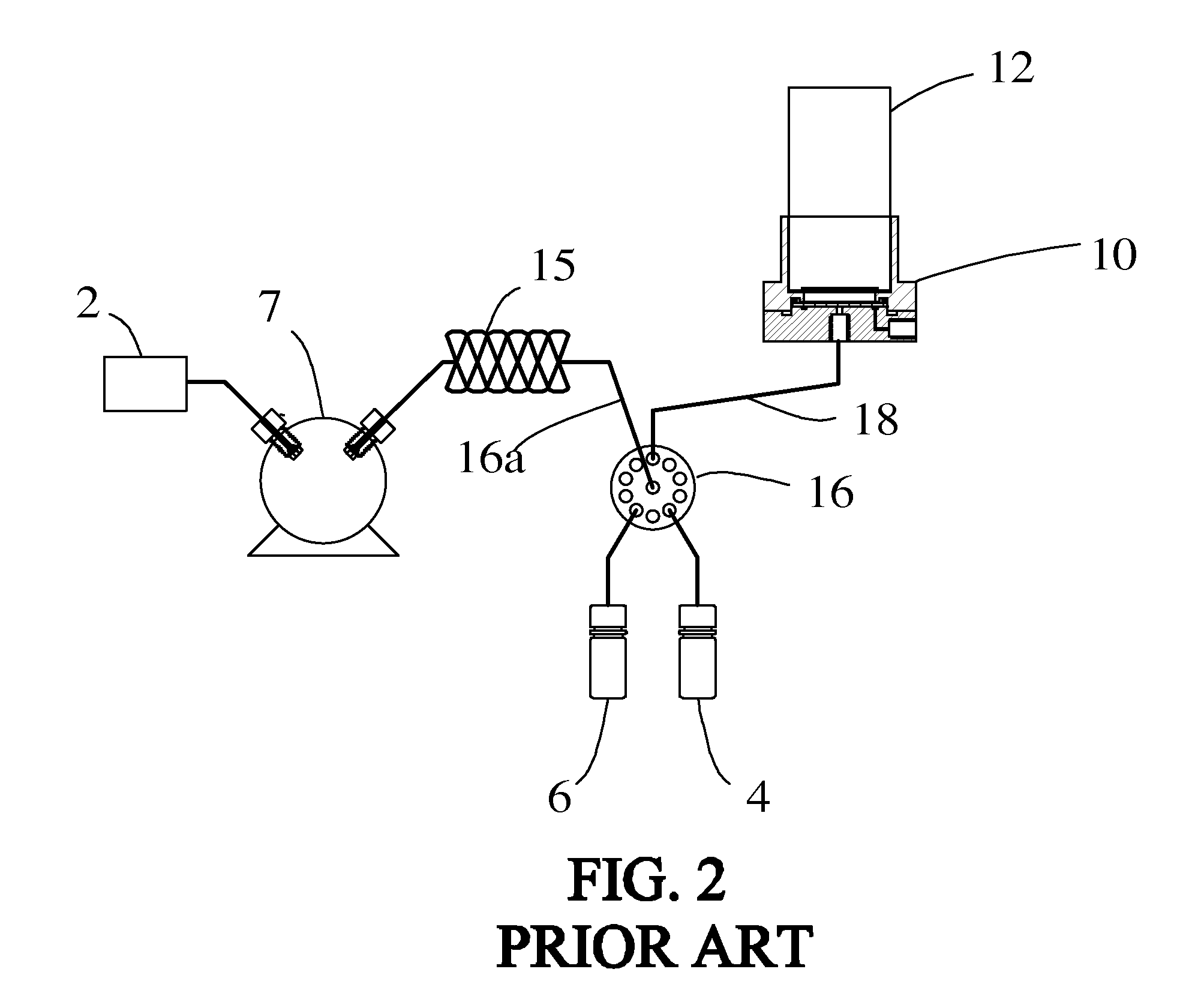 Flow cell for chemiluminescence analysis